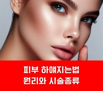 피부 하얘지는법 원리 시술